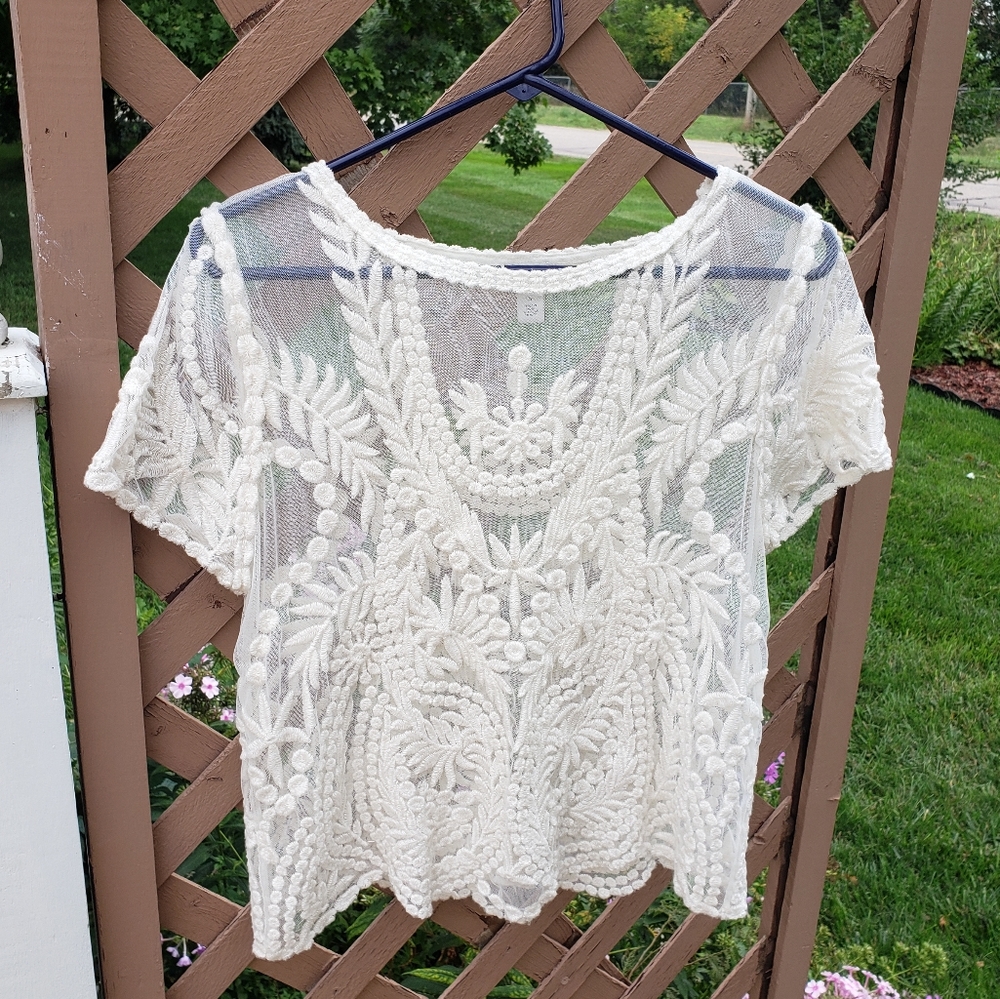 Sheer Boho Top